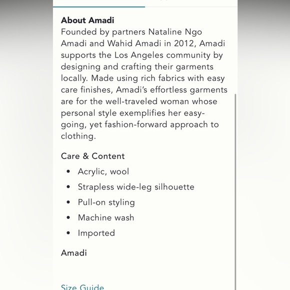 ANTHROPOLOGIE AMANDI Red Carolyn Wide-Leg Jumpsuit Sz Med NWT - Picture 6 of 8